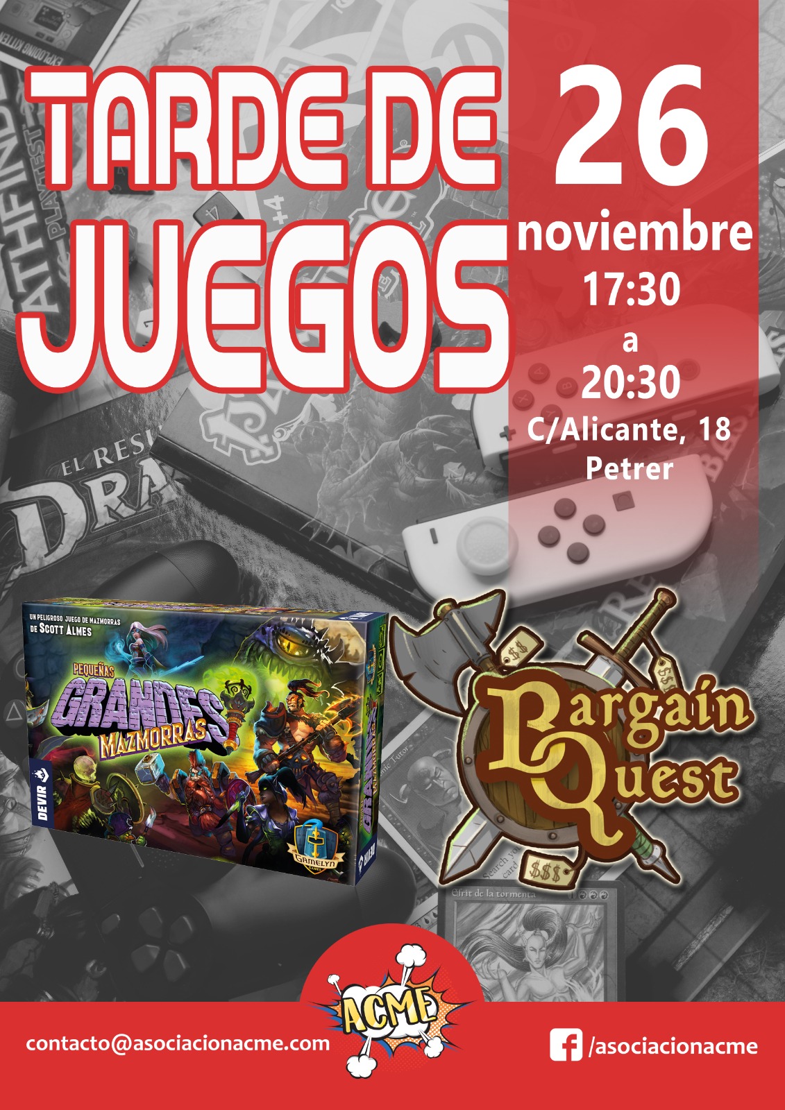 Tarde de Juegos – 26 Noviembre 2022