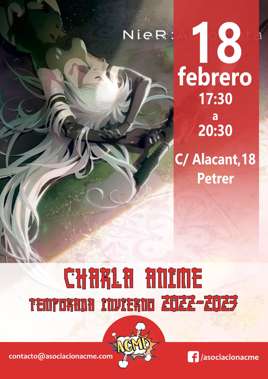 Charla Anime Invierno 2023 – 28 de Enero de 2023